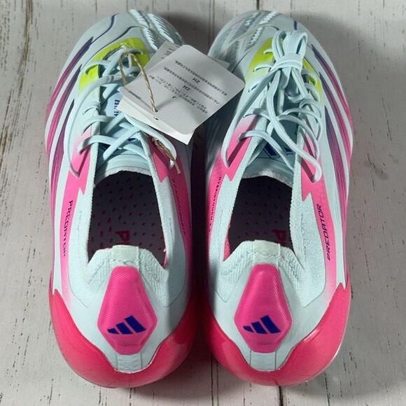 Adidas Predator Elite FG Men’s Soccer Cleats Almost Blue Pink Size 7 IE3950 - Picture 5 of 9